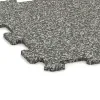 Detailaufnahme der Randausprägung von WARCO-Produkt 0883, Športová podlaha Kompakt, Format 485 x 485 x 8 mm, Farbe Šedý granit.