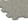 Detailaufnahme der Randausprägung von WARCO-Produkt 0884, Športová podlaha Kompakt, Format 485 x 485 x 8 mm, Farbe Svetlý granit.