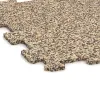 Detailaufnahme der Randausprägung von WARCO-Produkt 0890, Športová podlaha Kompakt, Format 485 x 485 x 8 mm, Farbe Travertín.
