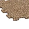 Detailaufnahme der Randausprägung von WARCO-Produkt 0895, Športová podlaha Kompakt, Format 485 x 485 x 8 mm, Farbe Maroko.