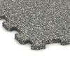Detailaufnahme der Randausprägung von WARCO-Produkt 0959, Športová podlaha Kompakt, Format 485 x 485 x 16 mm, Farbe Šedý granit.