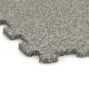 Detailaufnahme der Randausprägung von WARCO-Produkt 0960, Športová podlaha Kompakt, Format 485 x 485 x 16 mm, Farbe Svetlý granit.