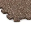 Detailaufnahme der Randausprägung von WARCO-Produkt 0963, Športová podlaha Kompakt, Format 485 x 485 x 16 mm, Farbe Kôra a Basto.