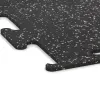 Detailaufnahme der Randausprägung von WARCO-Produkt 3779, Športová podlaha Fitness Performance Elite, Format , Farbe Lehko sivá posypaná.