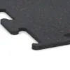 Detailaufnahme der Randausprägung von WARCO-Produkt 3769, Športová podlaha Fitness Performance Elite, Format , Farbe Ľahko červené posypané.