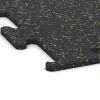 Detailaufnahme der Randausprägung von WARCO-Produkt 3768, Športová podlaha Fitness Performance Elite, Format , Farbe Ľahko žlto posypaná.