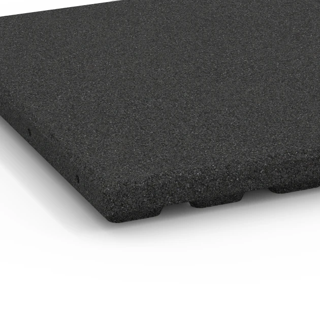 Detailaufnahme der Randausprägung von WARCO-Produkt 6283, Dopadové dosky, Format 50 x 50 x 4 cm, Farbe Antracit.