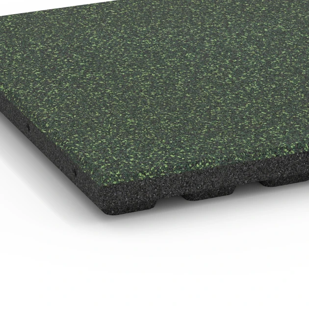 Detailaufnahme der Randausprägung von WARCO-Produkt 6424, Dopadová dlaždica – 120 cm, Format 50 x 50 x 4 cm, Farbe Anglický trávnik.