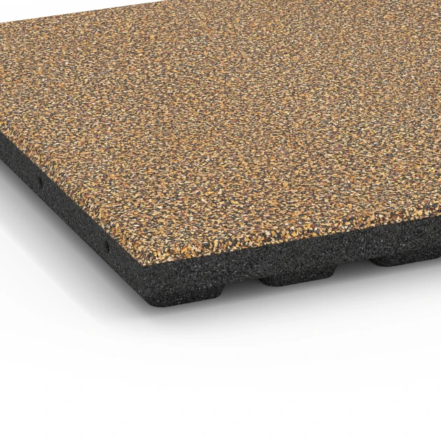 Detailaufnahme der Randausprägung von WARCO-Produkt 6430, Dopadová dlaždica – 120 cm, Format 50 x 50 x 4 cm, Farbe Ratan.