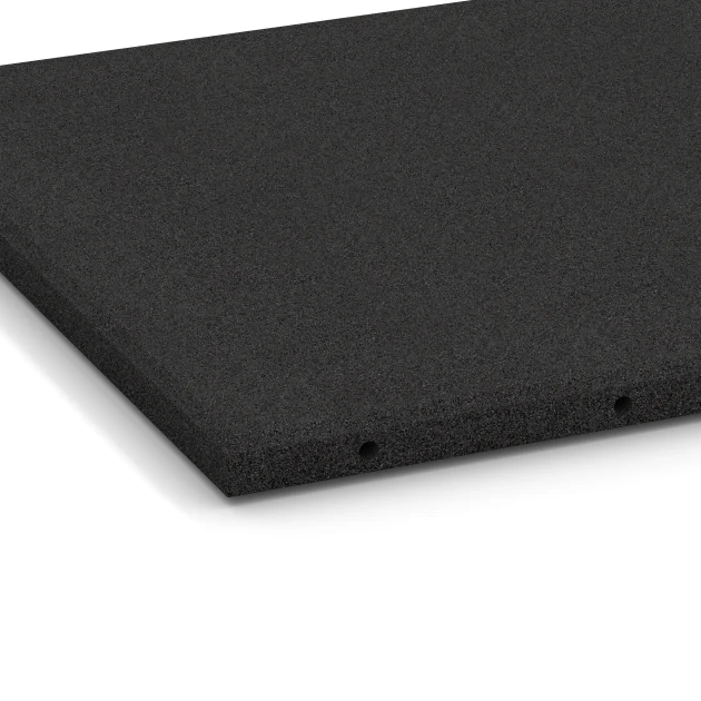 Detailaufnahme der Randausprägung von WARCO-Produkt 6287, Dopadové dosky, Format 50 x 50 x 3 cm, Farbe Antracit.