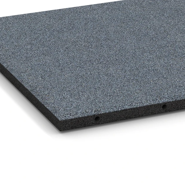 Detailaufnahme der Randausprägung von WARCO-Produkt 6130, Dopadová dlaždica – 95 cm, Format 50 x 50 x 3 cm, Farbe Grafitová sivá.