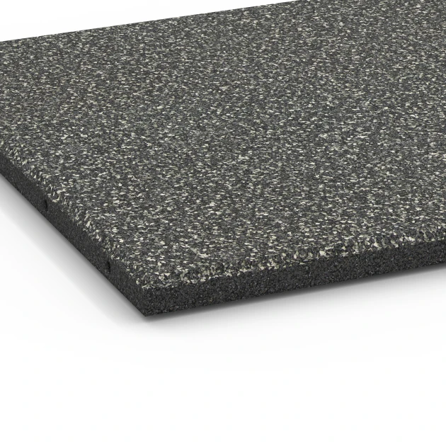 Detailaufnahme der Randausprägung von WARCO-Produkt 6413, Dopadová dlaždica – 90 cm, Format 50 x 50 x 3 cm, Farbe Tmavosivá žula.