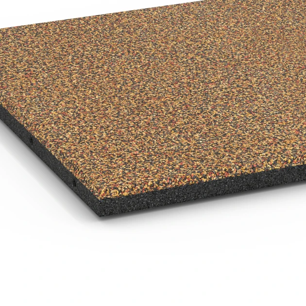 Detailaufnahme der Randausprägung von WARCO-Produkt 6416, Dopadová dlaždica – 90 cm, Format 50 x 50 x 3 cm | 0,25 m², Farbe Terakota.