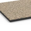 Detailaufnahme der Randausprägung von WARCO-Produkt 6419, Dopadová dlaždica – 90 cm, Format 50 x 50 x 3 cm | 0,25 m², Farbe Travertín.