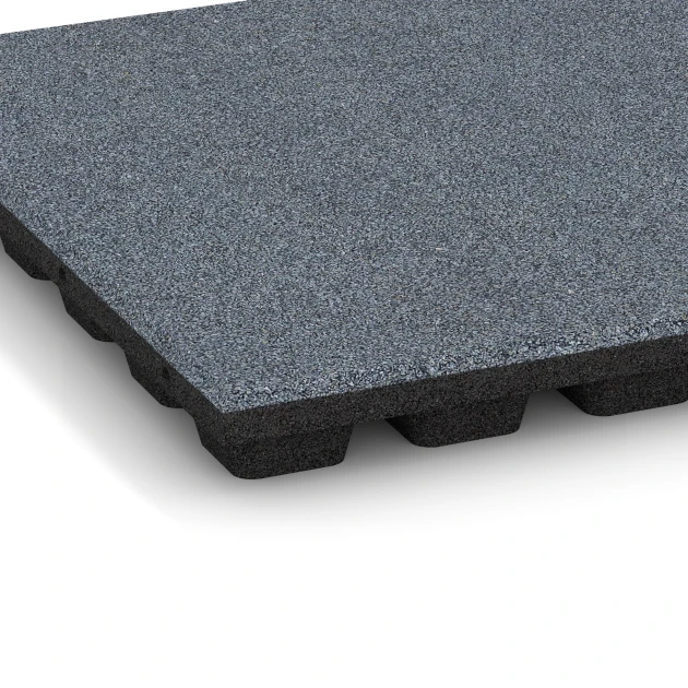 Detailaufnahme der Randausprägung von WARCO-Produkt 6294, Dopadové dosky, Format 50 x 50 x 4,8 cm, Farbe Grafitová sivá.