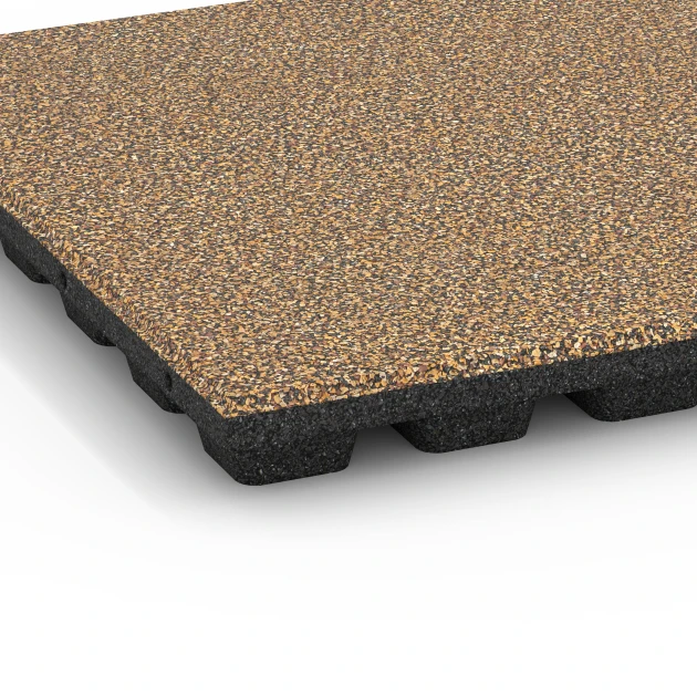 Detailaufnahme der Randausprägung von WARCO-Produkt 6439, Dopadová dlaždica – 160 cm, Format 50 x 50 x 4,8 cm, Farbe Ratan.