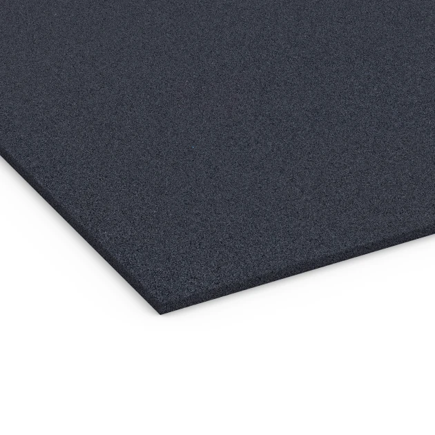 Detailaufnahme der Randausprägung von WARCO-Produkt 6175, Fitness Performance Elite Tréningový povrch, Format 100 × 100 × 1,5 cm, Farbe Antracit.