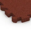 Detailaufnahme der Randausprägung von WARCO-Produkt 6981, Dlaždice na ihrisko, Format 50 x 50 x 4 cm | 0,25 m², Farbe Cihlová červená.
