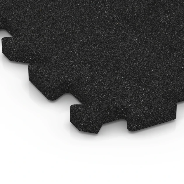 Detailaufnahme der Randausprägung von WARCO-Produkt 6987, Dlaždice na ihrisko, Format 50 x 50 x 3 cm | 0,25 m², Farbe Antracit.