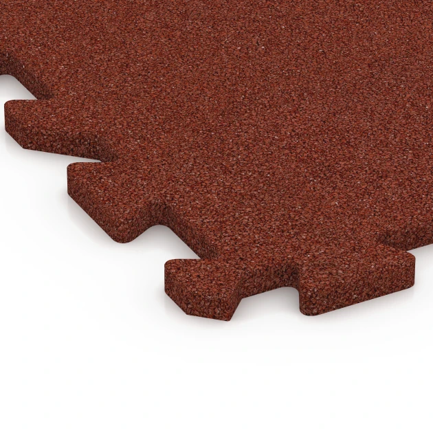 Detailaufnahme der Randausprägung von WARCO-Produkt 6410, Balkónové dlaždice, Format 50 x 50 x 2 cm | 0,25 m², Farbe Cihlová červená.