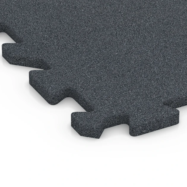 Detailaufnahme der Randausprägung von WARCO-Produkt 6412, Balkónové dlaždice, Format 50 x 50 x 2 cm | 0,25 m², Farbe Bridlicová sivá.