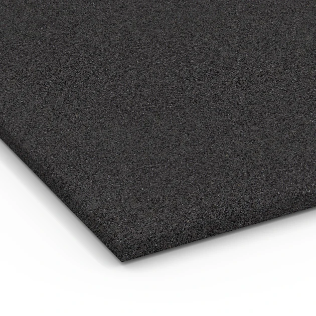 Detailaufnahme der Randausprägung von WARCO-Produkt 6379, Gumová rohož pre kone, Format 100 x 100 x 3 cm | 1,00 m², Farbe Antracit.