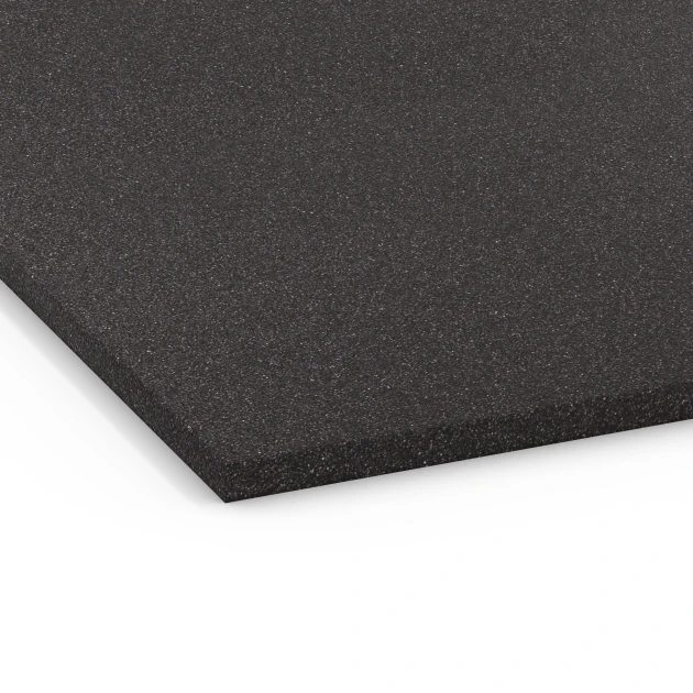 Detailaufnahme der Randausprägung von WARCO-Produkt 6655, Podkladová doska Kl. 1, Format 104 x 104 x 1,8 cm, Farbe Antracit.