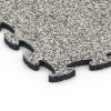 Detailaufnahme der Randausprägung von WARCO-Produkt 6824, Fitness Active podlaha, Format 44,6 x 44,6 x 1,8 cm, Farbe Sivá žula.