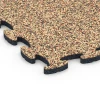 Detailaufnahme der Randausprägung von WARCO-Produkt 6826, Fitness Active podlaha, Format 44,6 x 44,6 x 1,8 cm, Farbe Terakota.