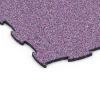 Detailaufnahme der Randausprägung von WARCO-Produkt 6837, Fitness Active podlaha, Format 97,1 x 97,1 × 1,8 cm, Farbe Levanduľa.