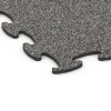 Detailaufnahme der Randausprägung von WARCO-Produkt 6904, Podlaha pre psie haly, Format 98 x 98 × 1,8 cm, Farbe Tmavosivá žula.