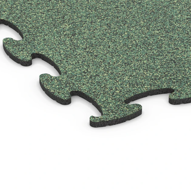 Detailaufnahme der Randausprägung von WARCO-Produkt 6906, Podlaha pre psie haly, Format 98 x 98 × 1,8 cm, Farbe Anglický trávnik.