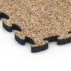 Detailaufnahme der Randausprägung von WARCO-Produkt 6934, Bezpečnostná puzzle podložka, Format 44,6 x 44,6 × 2,8 cm, Farbe Terakota.