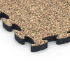 Detailaufnahme der Randausprägung von WARCO-Produkt 6943, Gumové dosky pre terasu, Format 44,6 x 44,6 × 2,8 cm, Farbe Terakota.