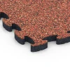 Detailaufnahme der Randausprägung von WARCO-Produkt 6944, Gumové dosky pre terasu, Format 44,6 x 44,6 × 2,8 cm, Farbe Etna.