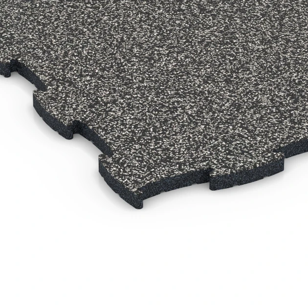 Detailaufnahme der Randausprägung von WARCO-Produkt 6850, Fitness Active podlaha, Format 97,1 x 97,1 x 2,8 cm, Farbe Tmavosivá žula.