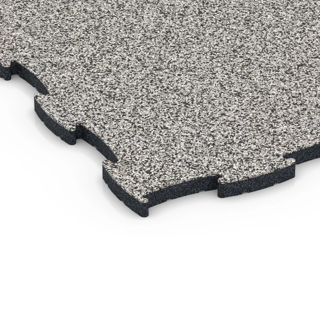Detailaufnahme der Randausprägung von WARCO-Produkt 6851, Fitness Active podlaha, Format 97,1 x 97,1 x 2,8 cm, Farbe Sivá žula.