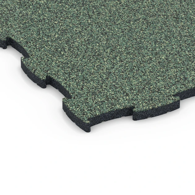Detailaufnahme der Randausprägung von WARCO-Produkt 6852, Fitness Active podlaha, Format 97,1 x 97,1 x 2,8 cm, Farbe Anglický trávnik.