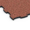 Detailaufnahme der Randausprägung von WARCO-Produkt 6854, Fitness Active podlaha, Format 97,1 x 97,1 x 2,8 cm, Farbe Etna.