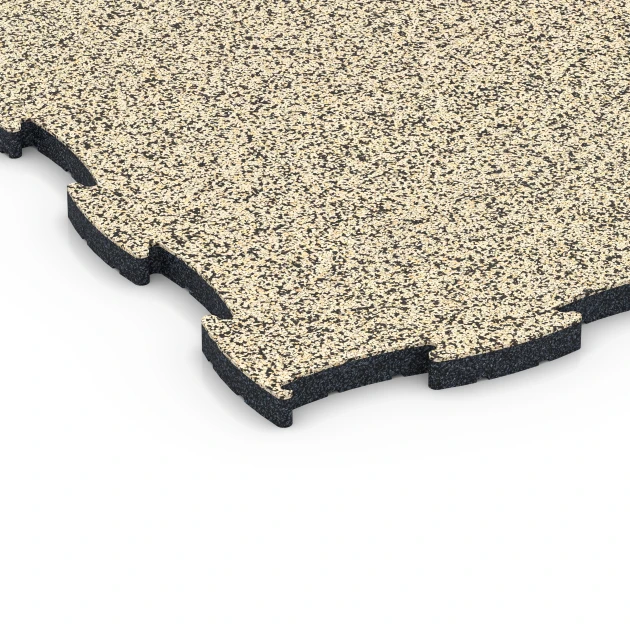 Detailaufnahme der Randausprägung von WARCO-Produkt 6856, Fitness Active podlaha, Format 97,1 x 97,1 x 2,8 cm, Farbe Travertín.