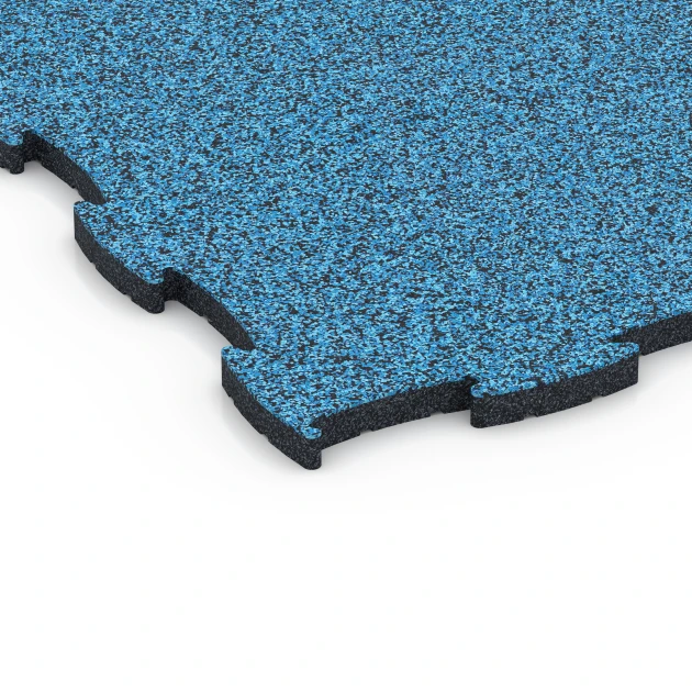 Detailaufnahme der Randausprägung von WARCO-Produkt 6857, Fitness Active podlaha, Format 97,1 x 97,1 x 2,8 cm, Farbe Atlantik.