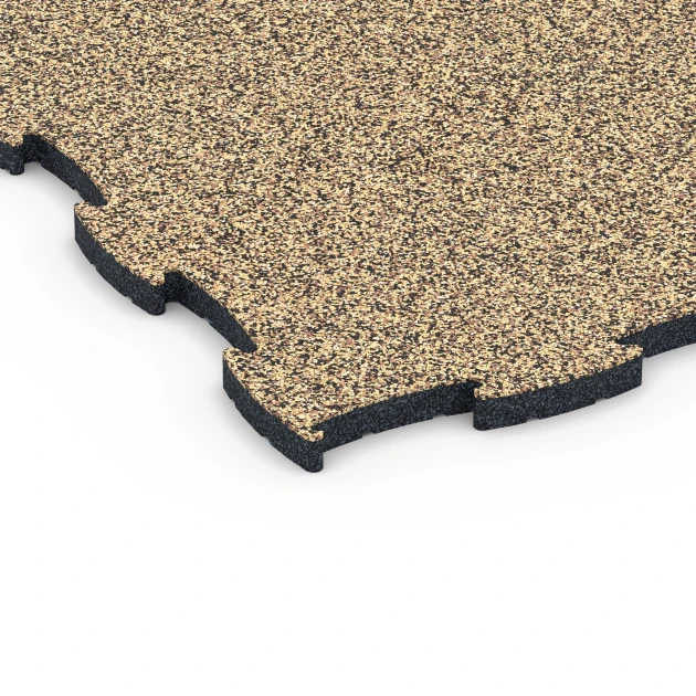 Detailaufnahme der Randausprägung von WARCO-Produkt 6858, Fitness Active podlaha, Format 97,1 x 97,1 x 2,8 cm, Farbe Ratan.