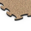 Detailaufnahme der Randausprägung von WARCO-Produkt 6889, Fitnes podlaha Max, Format 97,1 x 97,1 x 2,8 cm, Farbe Terakota.
