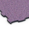 Detailaufnahme der Randausprägung von WARCO-Produkt 6891, Fitnes podlaha Max, Format 97,1 x 97,1 x 2,8 cm, Farbe Levanduľa.