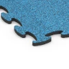 Detailaufnahme der Randausprägung von WARCO-Produkt 6893, Fitnes podlaha Max, Format 97,1 x 97,1 x 2,8 cm, Farbe Atlantik.