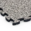 Detailaufnahme der Randausprägung von WARCO-Produkt 6770, Gumová dlažba okolo bazéna, Format 28,9 x 28,9 x 1,8 cm, Farbe Sivá žula.