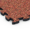 Detailaufnahme der Randausprägung von WARCO-Produkt 6773, Gumová dlažba okolo bazéna, Format 28,9 x 28,9 x 1,8 cm, Farbe Etna.