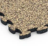 Detailaufnahme der Randausprägung von WARCO-Produkt 6822, Gumové dlaždičky na balkón, Format 28,9 x 28,9 x 1,8 cm, Farbe Ratan.