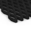 Detailaufnahme der Randausprägung von WARCO-Produkt 7009, Bezpečnostná trávniková mreža, Format 100 x 100 x 4 cm, Farbe Antracit.