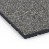 Detailaufnahme der Randausprägung von WARCO-Produkt 7132, Športová podlaha pre vonkajšie fitness, Format 60 x 60 x 3 cm | 0,36 m², Farbe Tmavosivá žula.